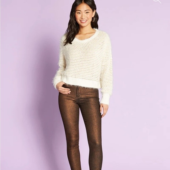Modcloth Nipping at Your Nose Cropped Sweater - Picture 1 of 8